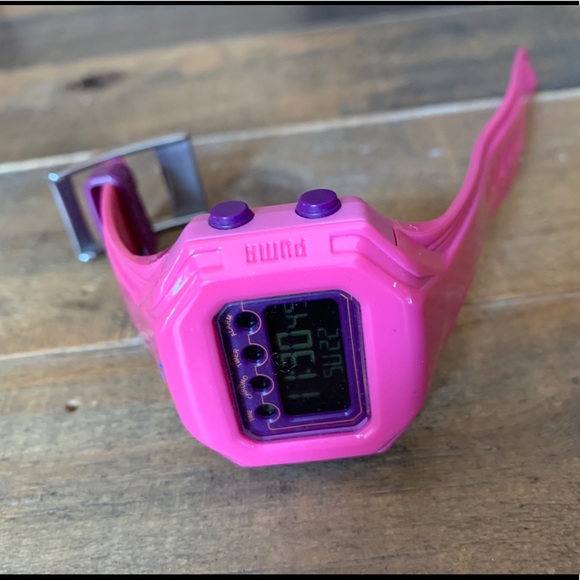 Puma pink digital sports watch - Picture 5 of 8